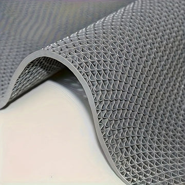 tapis gris moderne triangles relief adhésif imperméable résistant extérieur salle bain sport