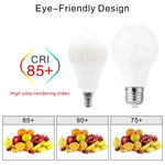 lot ampoules led blanches culot e27 moderne éclairage intérieur salon maison blanc chaud