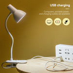 lampe led angle réglable veilleuse usb rechargeable blanc moderne lecture chambre