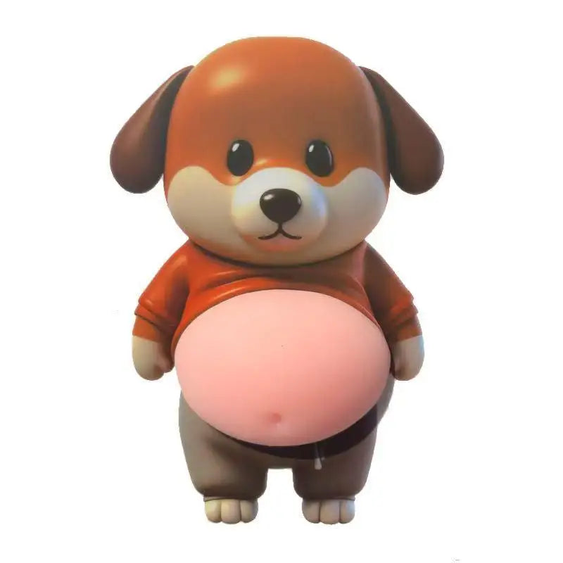 aimants réfrigérateur dessin animé chien chat orange gris rose mignon cartoon