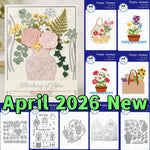 matrices découpe acier fleurs fruits lettres animaux cercles oiseaux ustensiles cuisine cartes postales artisanales