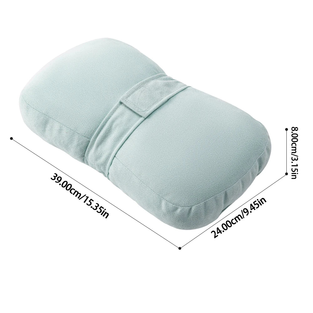 coussin genou gris doux confortable ergonomique lit carreaux polyester lavable machine