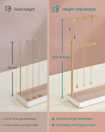 Plateau velours du porte-bijoux pour ranger bagues et accessoires