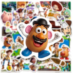 sticker multicolore cartoon personnages films set 10 30 50 pièces décoration diy