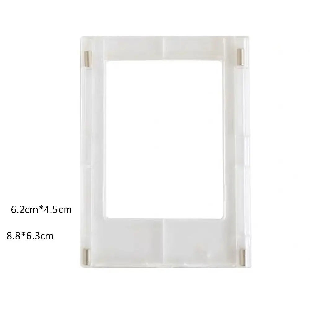 cadres photo transparents modernes miniatures multicolores 6.2cm 8.8cmversible
