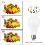 ampoules led e27 blanc opacité moderne 2700k 6500k 3w 6w 12w 15w 18w 20w