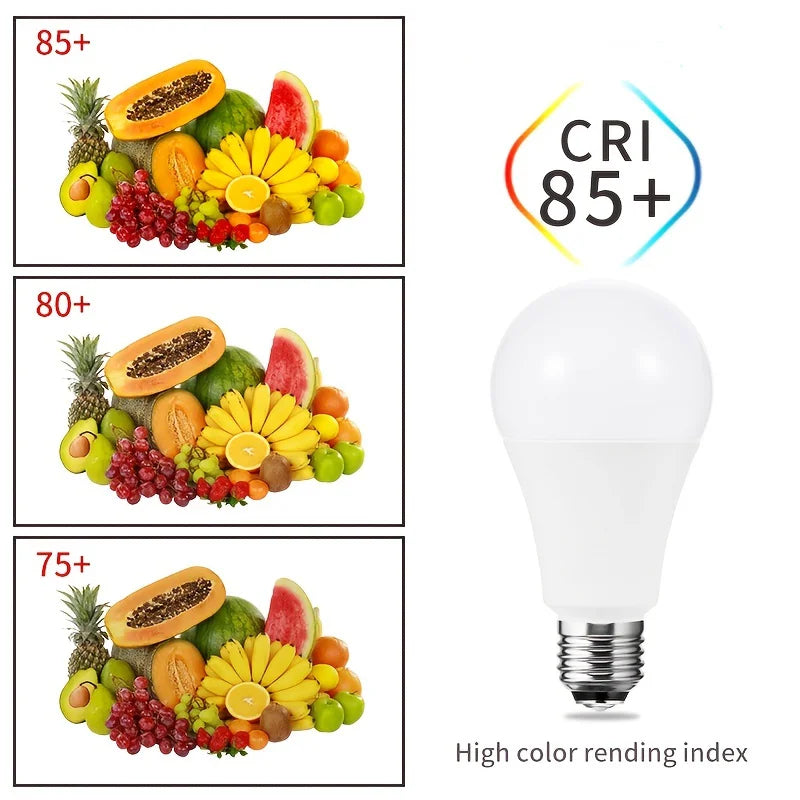 ampoules led e27 blanc opacité moderne 2700k 6500k 3w 6w 12w 15w 18w 20w