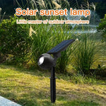 projecteur solaire extérieur led ip65 étanche noir moderne facile