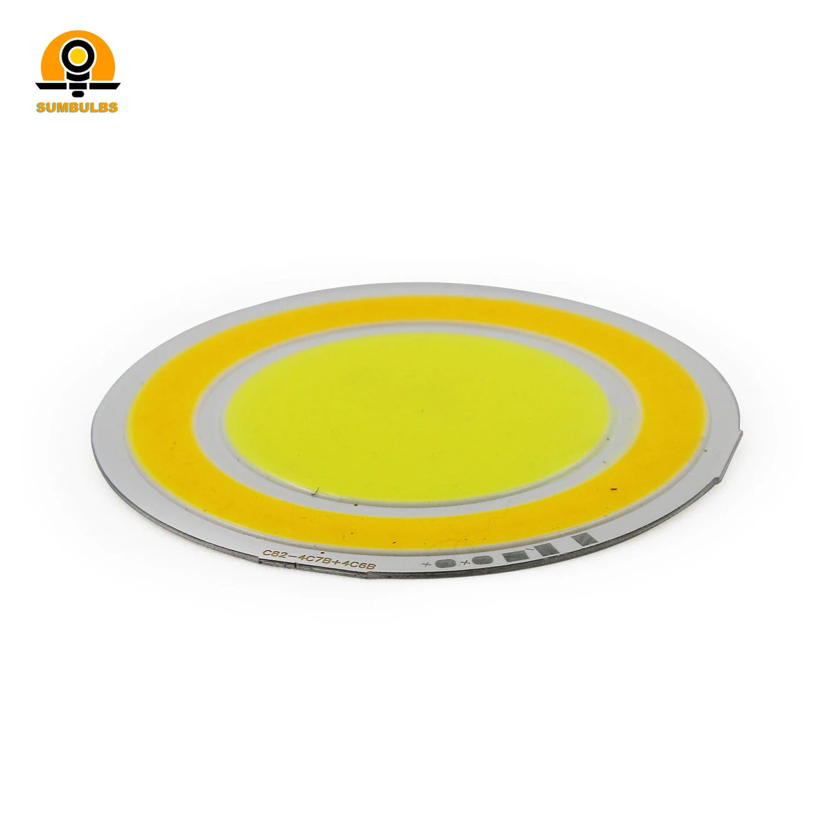 lampe led double couleur blanc jaune moderne 82mm rond 12v 4w certifiée