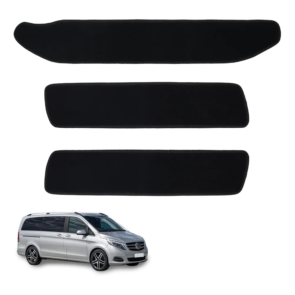 tapis sol voiture noir texture velours classique adhésif trois tapis