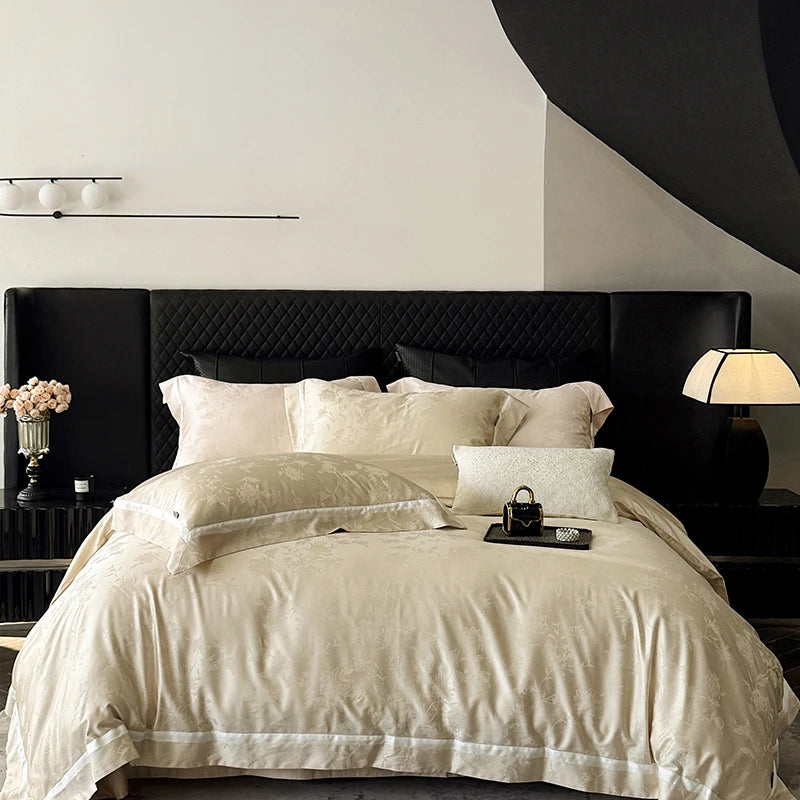 Parure de lit 4 pièces luxe chambre