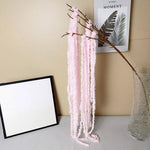 guirlande pampas blanc vert rose texture fibreuse naturelle rustique décoration intérieure mariage anniversaire festive