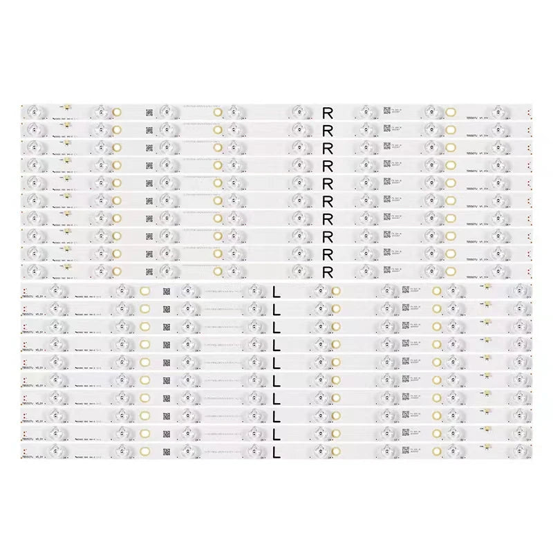 bande led blanc moderne connecteurs qr codes marquages echangement led téléviseur
