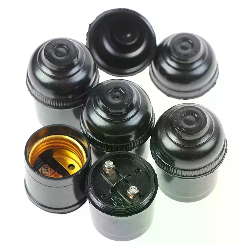 ampoules e27 noires dorées lisses opaques modernes 4a rétro pendentif