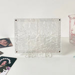 cadre photo transparent moderne clips minimaliste plastique deco