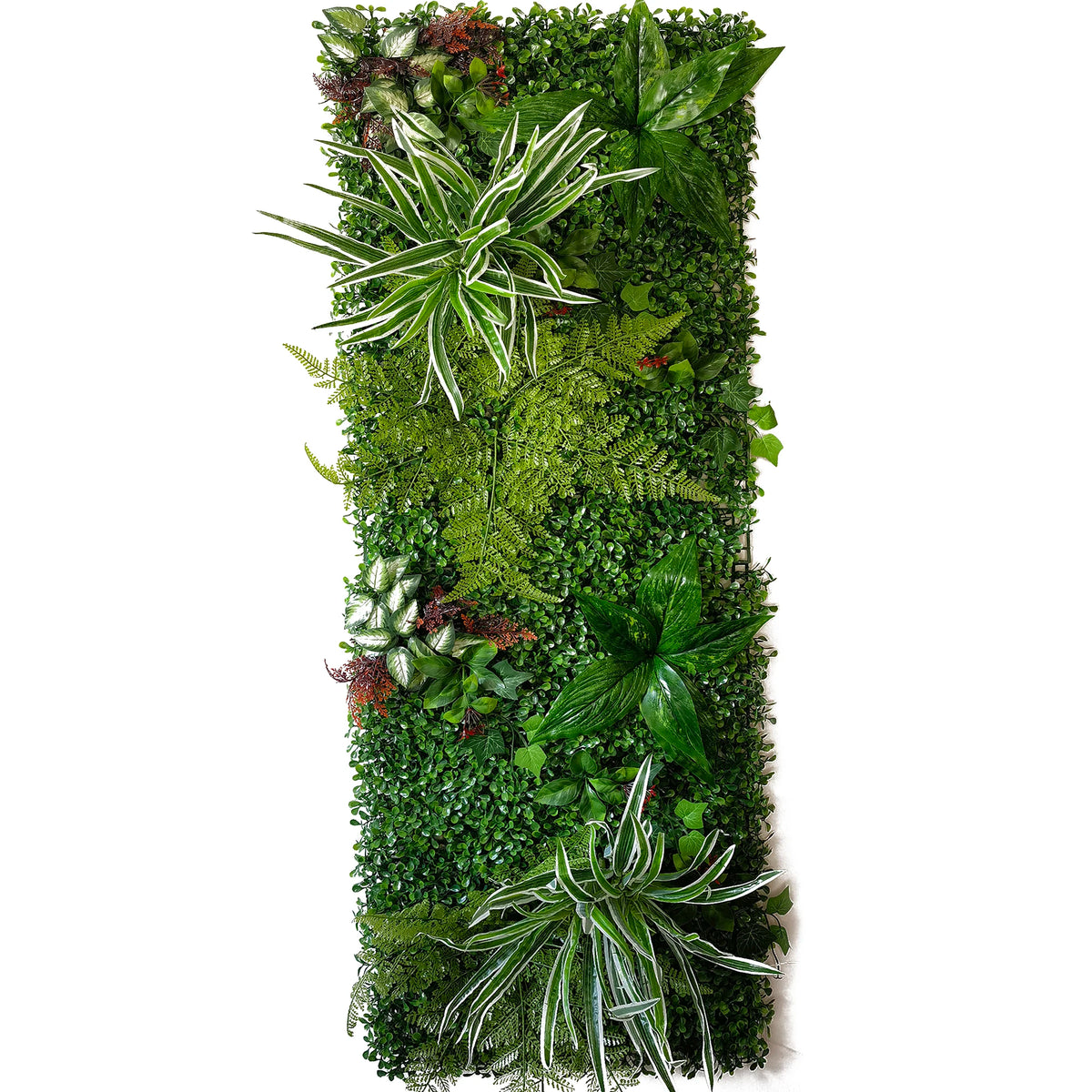 plantes artificielles murales herbe feuilles fleurs roses modernes extérieures festiveDecoration