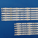 bandes led éclairage blanc moderne clips fixations téléviseurarrièreécran