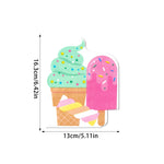 autocollants fruits graphiques opaques adhésifs pomme citron fraise pastèque gâteau fleur multicolore pack étiquettes