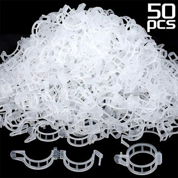 clips végétation transparent clips plastique utilitaire jardin 100pcs 200pcs 300pcs 500pcs 50pcs fixations