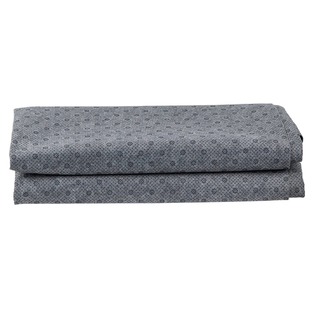 tapis acrylique antimicrobien controle odeurs motif fleur gris decoratif classique materiau bricolage