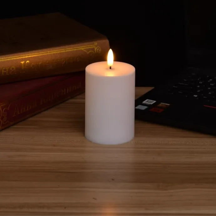 bougies led sans flamme étanches réglables modernes fêtes événements camping 30cm 50000 heures