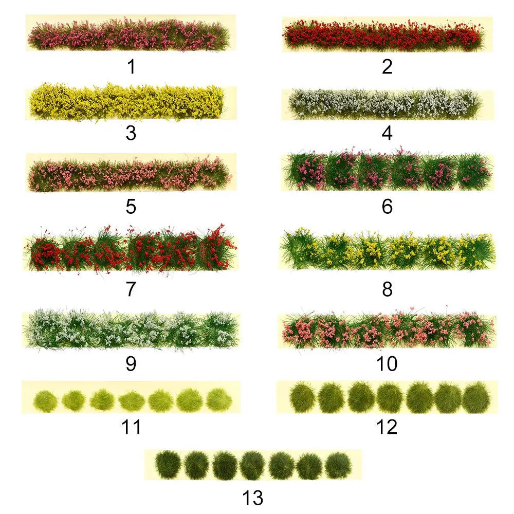 rubans decoratifs fleurs artificielles vert rouge jaune blanc rose pastorales jardin bricolage decoration table