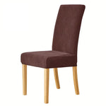 housse chaise salle manger extensible grise motif carre moderne cuisine