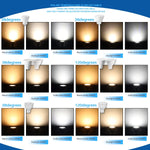 lot ampoules led spot gu11 gu4 blanc éclairage intérieur moderne maison
