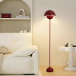 Lampe champignon autoportante vue de côté dans un salon