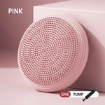 disque massage rose clair texturé surface moderne caoutchouc naturel épais qualité senior absorption shocks