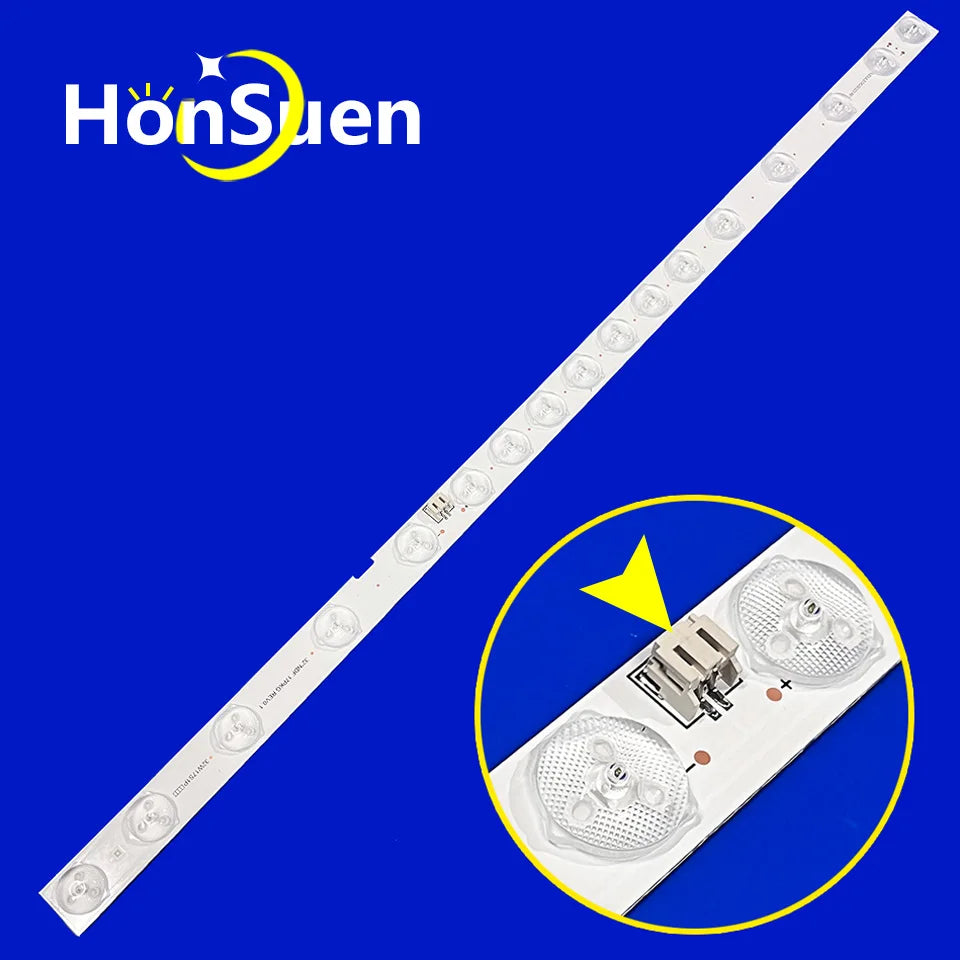 barre lumineuse led industrielle blanche bleue connecteur usb points fixation