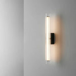 applique murale moderne minimaliste noir blanche argentée fixation murale translucide chambre coucher