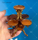 miniature chaise bois décorative meubles maison poupée classique scène miniature 112