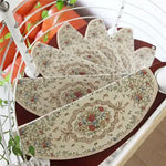 tapis d'escalier adhésif floral ovale salon classique multicolor usage intérieurextérieur