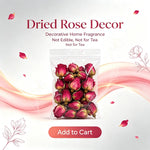 décoration intérieure boutons rose violets séchés DIY artisanal ornement mariage anniversaire
