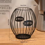cage or noir moderne fileté multifonctionnelle décoration maison poignée