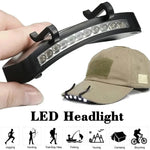 lampe frontale led noir utilitaire camping pêche chasse chapeau clips extérieure portableOutdoor