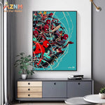 affiche murale spider man toile araignée moderne pop art chambre enfant superheroes decoration maison