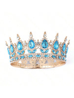 décoration gâteau couronne strass or rouge rose bleu vert violet classique acrylique mariage anniversaire