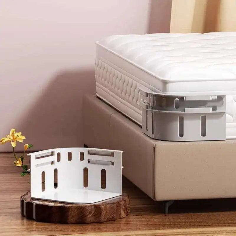 fixateur drap lit gris blanc adhésif moderne minimaliste pack pièces invisible sécurisé