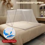 filet protection moustiques blanc bleu maille hexagonale moderne minimaliste clips ventilation enfants