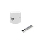 cache câble suspension noir blanc vis moderne abs rond lisse opaquet bases lampes
