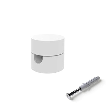 cache câble suspension noir blanc vis moderne abs rond lisse opaquet bases lampes