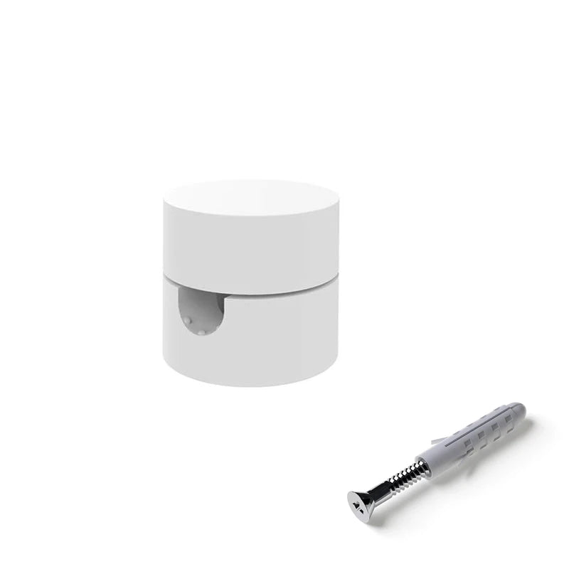 cache câble suspension noir blanc vis moderne abs rond lisse opaquet bases lampes