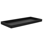 plateau rangement silicone gris moderne bijoux soins beauté brosses dents minimaliste comptoir salle bain