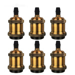 supports ampoule e26 e27 or cuivre noir argent moderne industriels lisses occlusifs eyelets pack