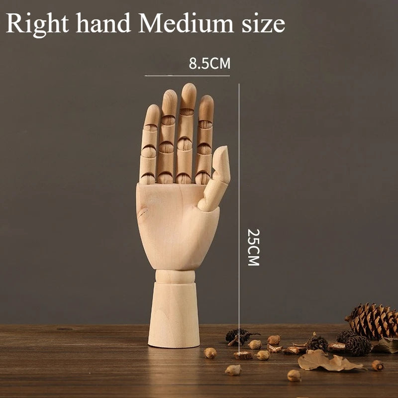 mannequins articulés bois naturel clair classique minimaliste pieds mains tringles