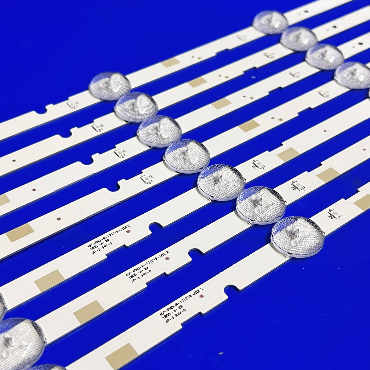 bandes rétroéclairage led blancs connecteurs électriques moderne fixations incluses