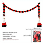 guirlandes decoratives fleurs marigolds jaune orange rouge decoration diwali festif traditionnel