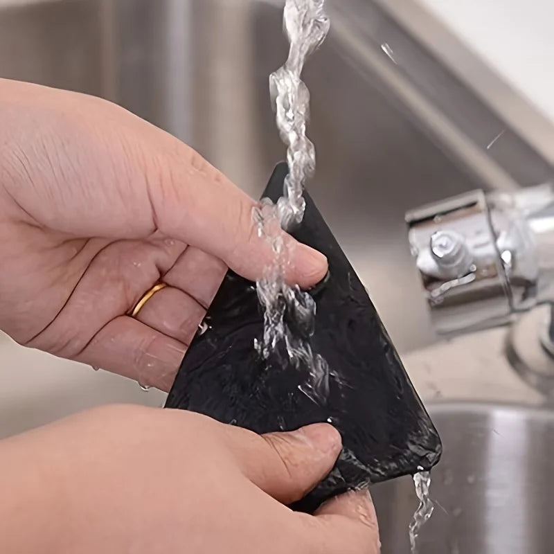 fixateur tapis antidérapant adhésif noir surface rugueuse sangles bandes sécurité domestique